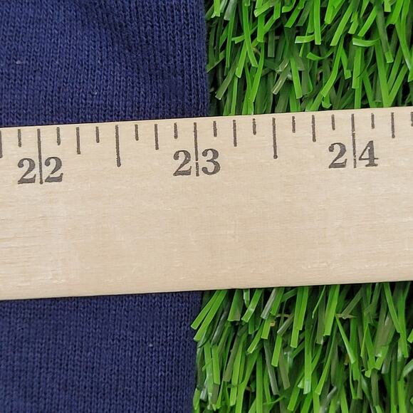 Vintage University-of Michigan Sweatshirt L/XL 23x25 Blue - Picture 12 of 13